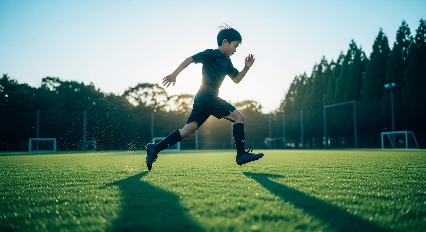 サッカートレーニングの様子