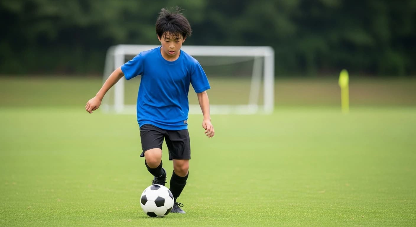 サッカー実践