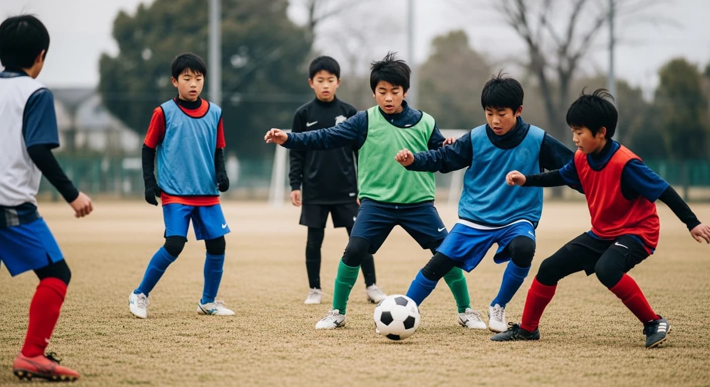 サッカー実践